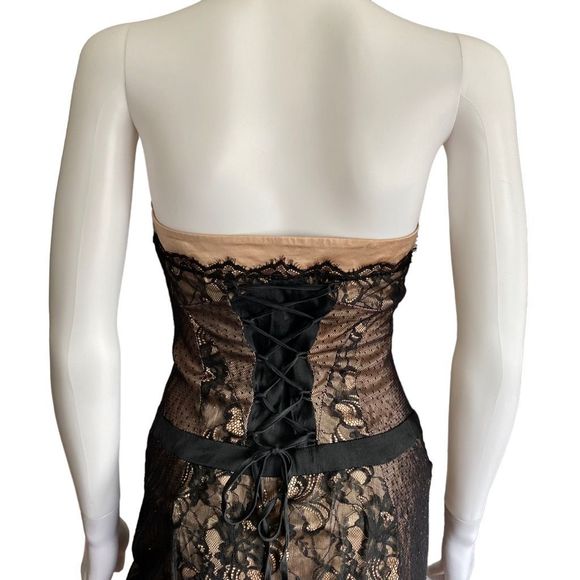 y2k vintage bebe lace corset dress - Picture 4 of 6
